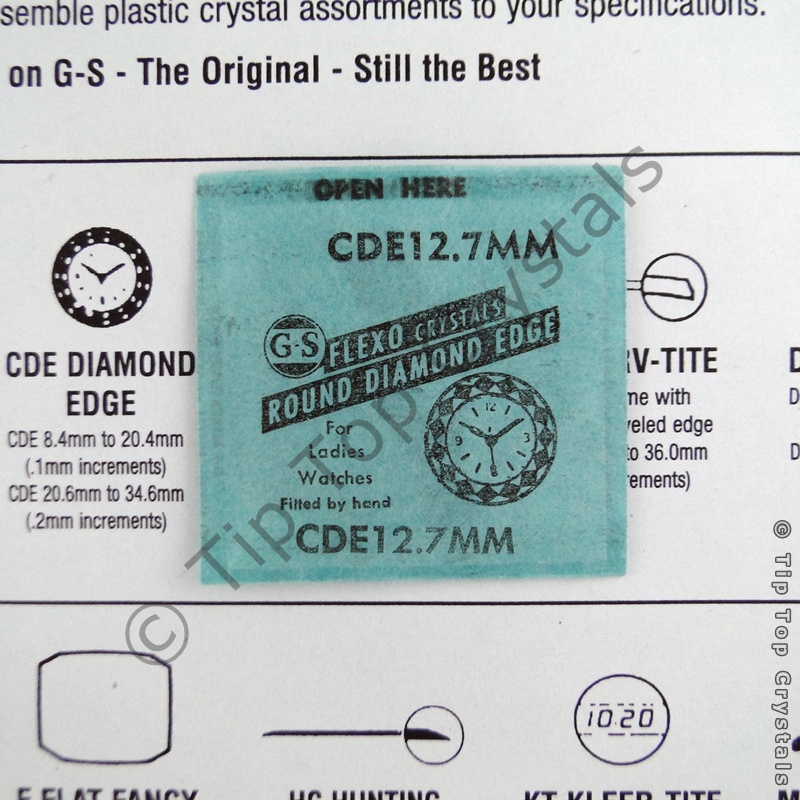 GS CDE 12.7mm Watch Crystal - Click Image to Close