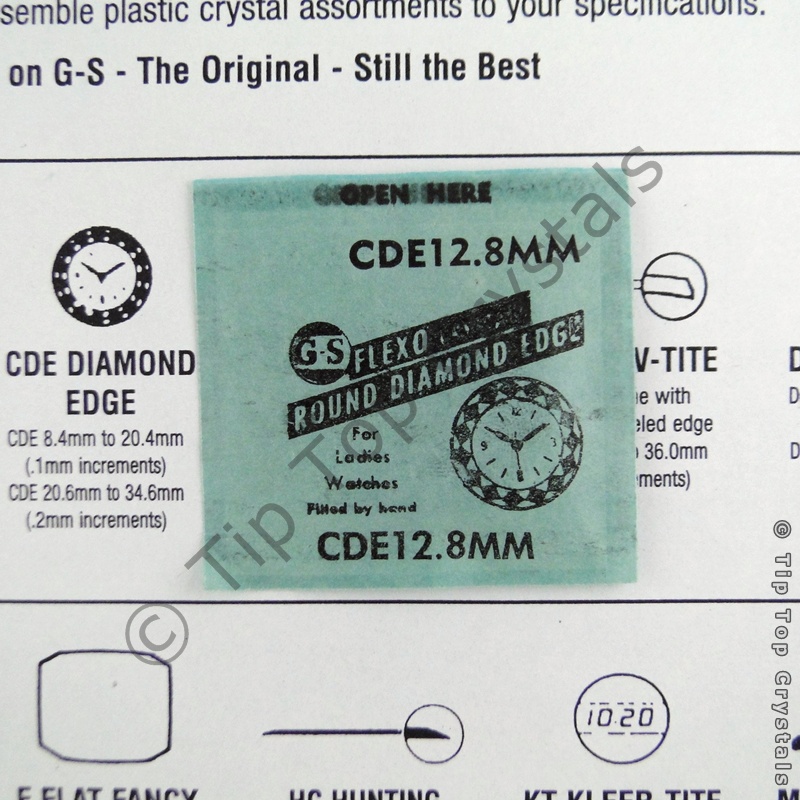 GS CDE 12.8mm Watch Crystal - Click Image to Close