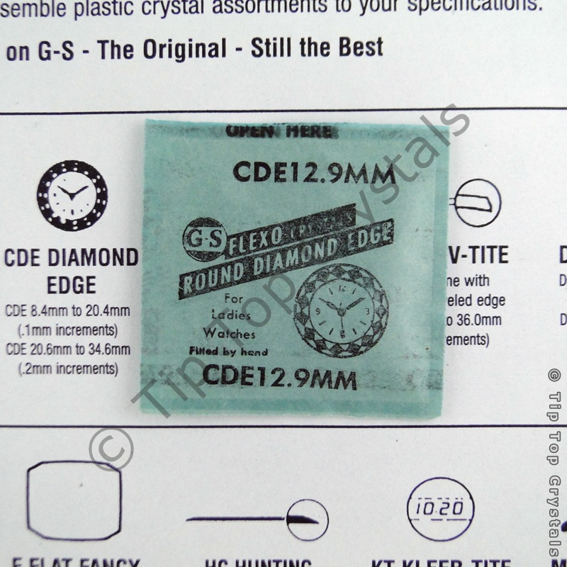GS CDE 12.9mm Watch Crystal - Click Image to Close