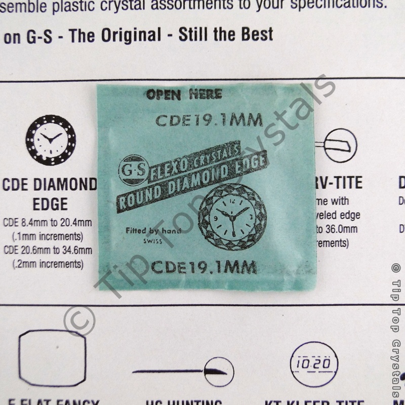 GS CDE 19.1mm Watch Crystal - Click Image to Close