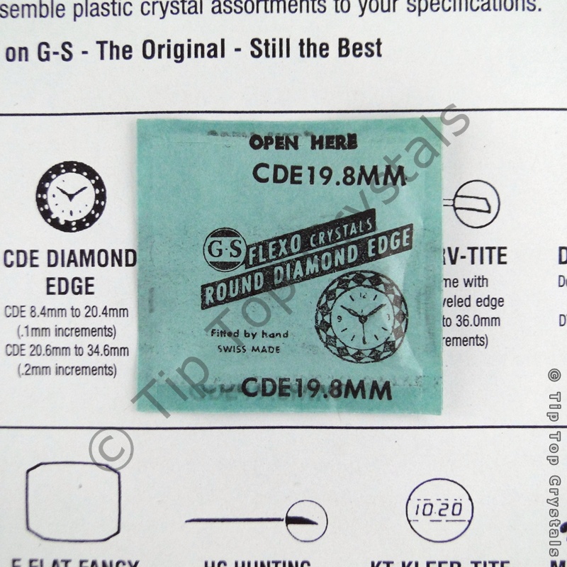 GS CDE 19.8mm Watch Crystal - Click Image to Close