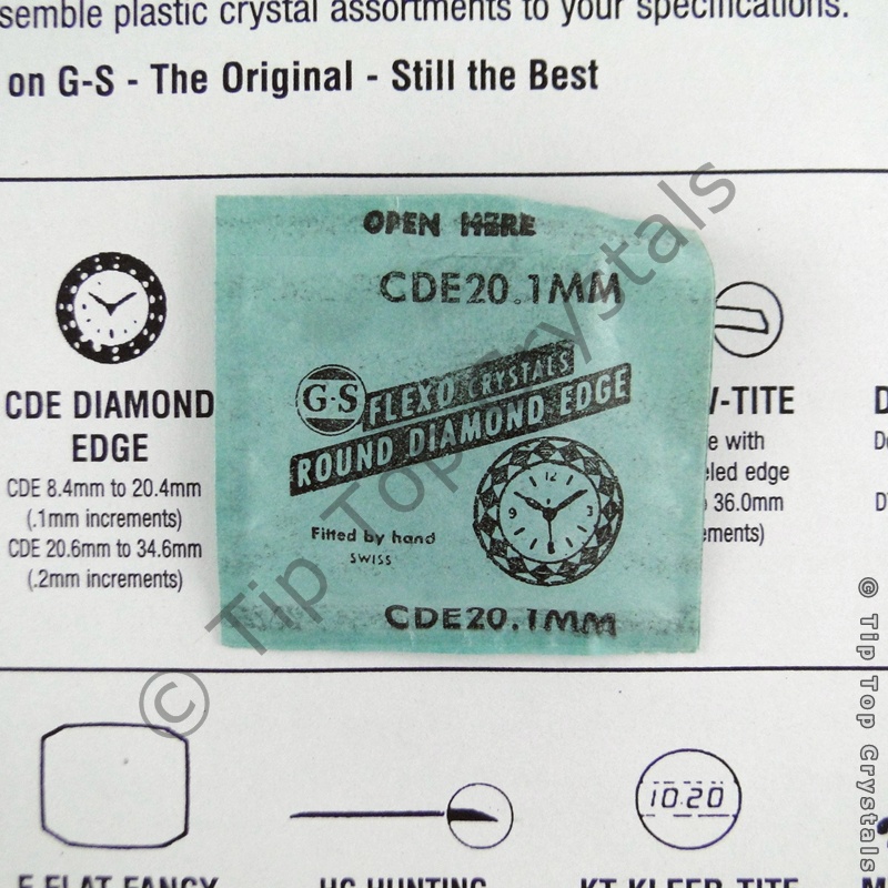 GS CDE 20.1mm Watch Crystal - Click Image to Close