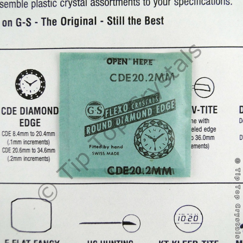 GS CDE 20.2mm Watch Crystal - Click Image to Close