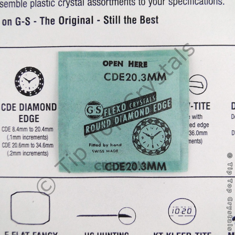 GS CDE 20.3mm Watch Crystal - Click Image to Close