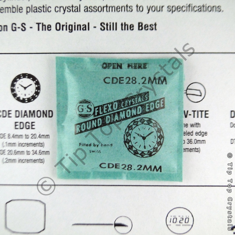 GS CDE 28.2mm Watch Crystal - Click Image to Close