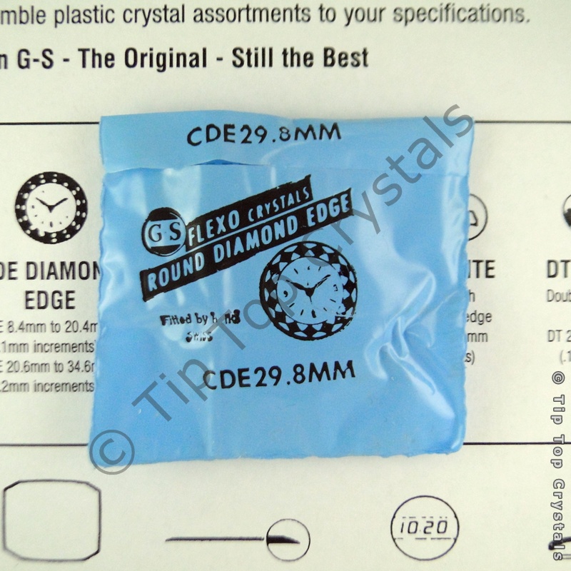 GS CDE 29.8mm Watch Crystal - Click Image to Close