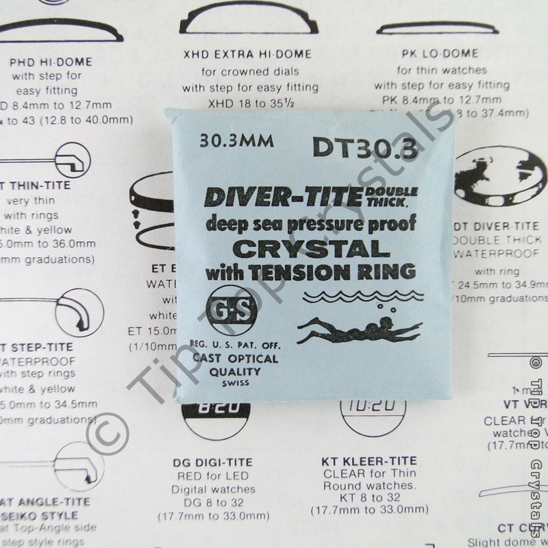 GS DT 30.3mm Watch Crystal - Click Image to Close