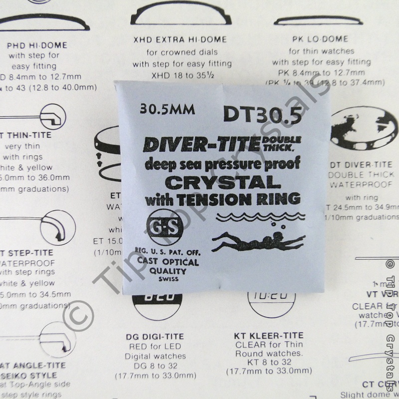 GS DT 30.5mm Watch Crystal - Click Image to Close