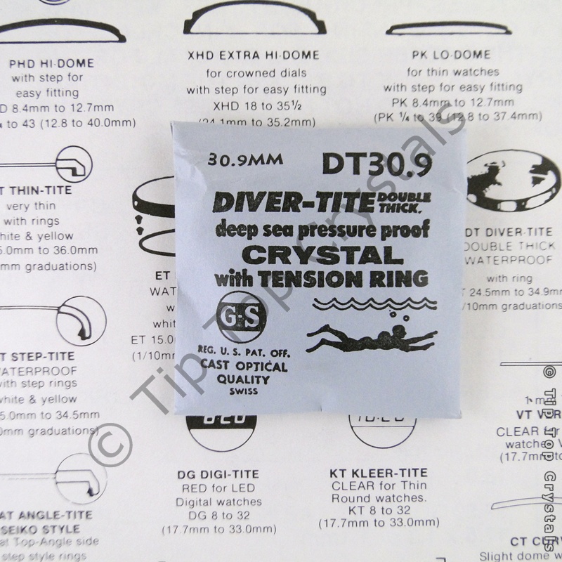GS DT 30.9mm Watch Crystal - Click Image to Close