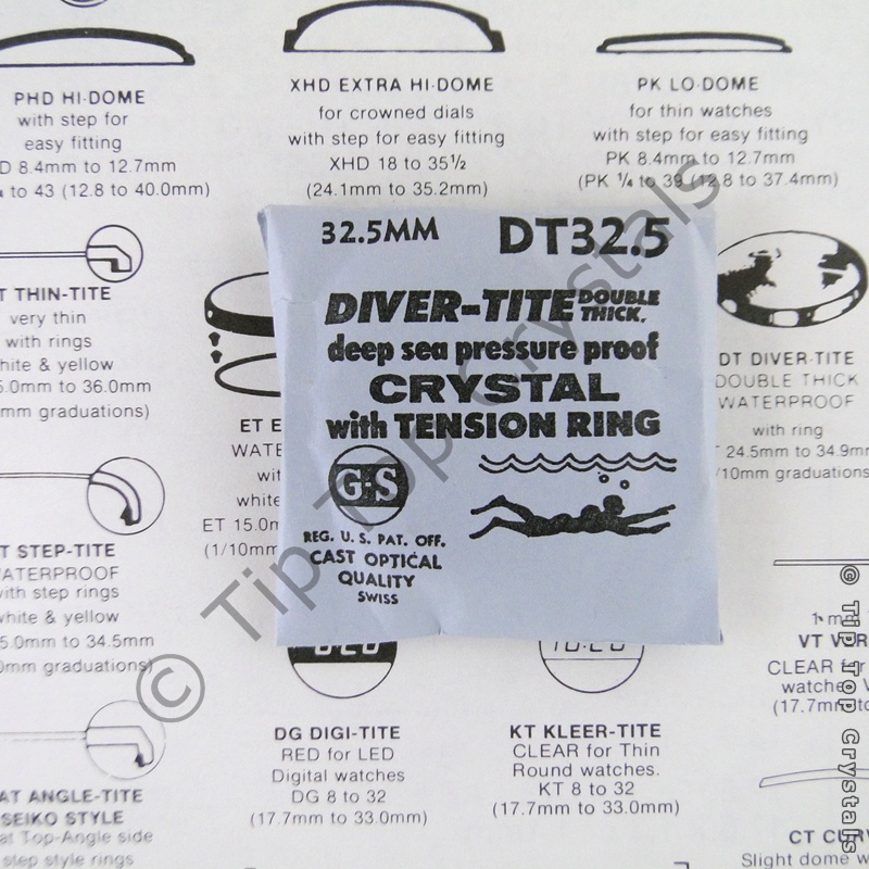 GS DT 32.5mm Watch Crystal - Click Image to Close