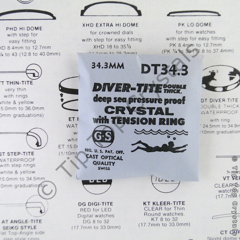 GS DT 34.3mm Watch Crystal - Click Image to Close