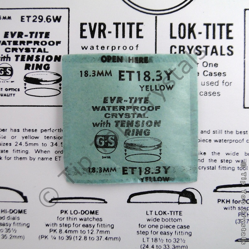GS ETY 18.3mm Watch Crystal - Click Image to Close