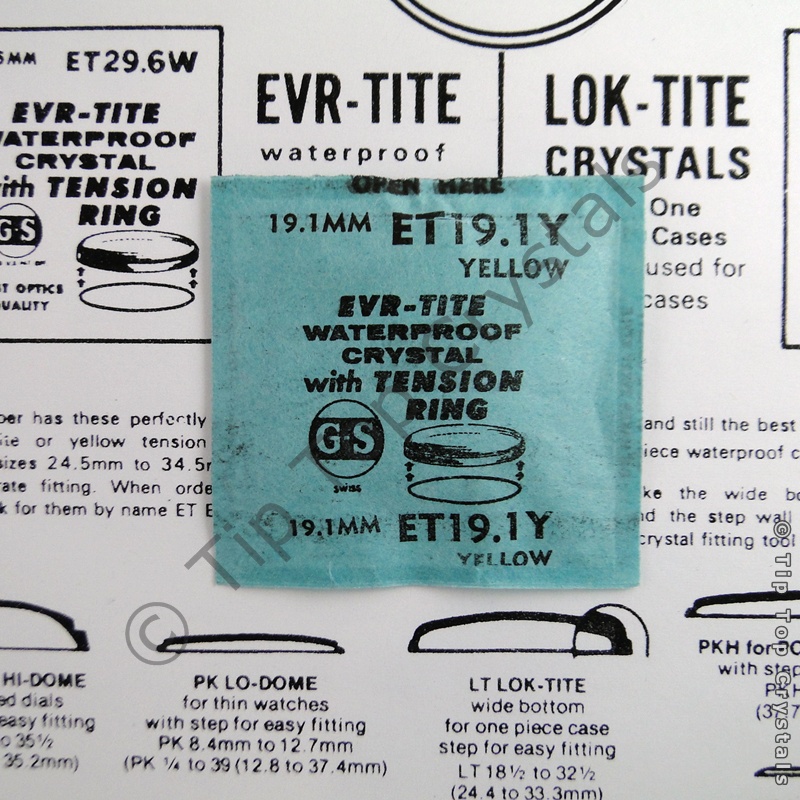 GS ETY 19.1mm Watch Crystal - Click Image to Close