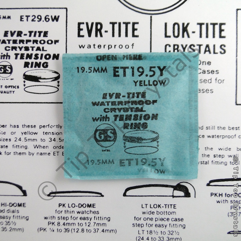 GS ETY 19.5mm Watch Crystal - Click Image to Close