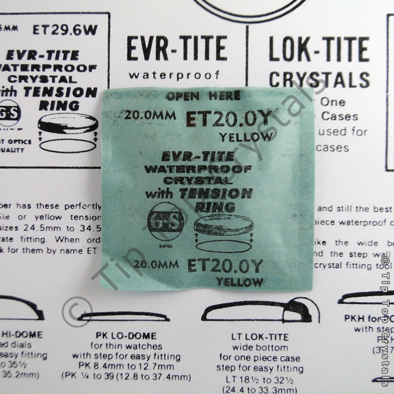 GS ETY 20.0mm Watch Crystal - Click Image to Close