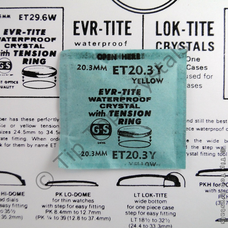 GS ETY 20.3mm Watch Crystal - Click Image to Close