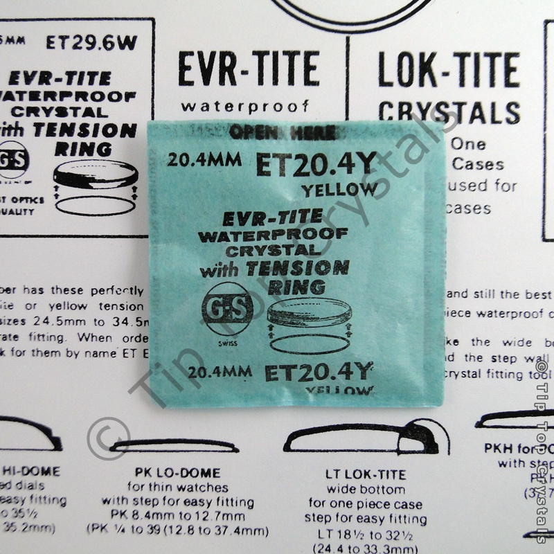 GS ETY 20.4mm Watch Crystal - Click Image to Close