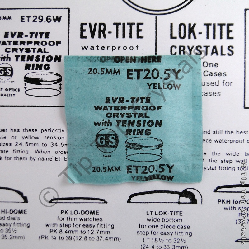GS ETY 20.5mm Watch Crystal - Click Image to Close
