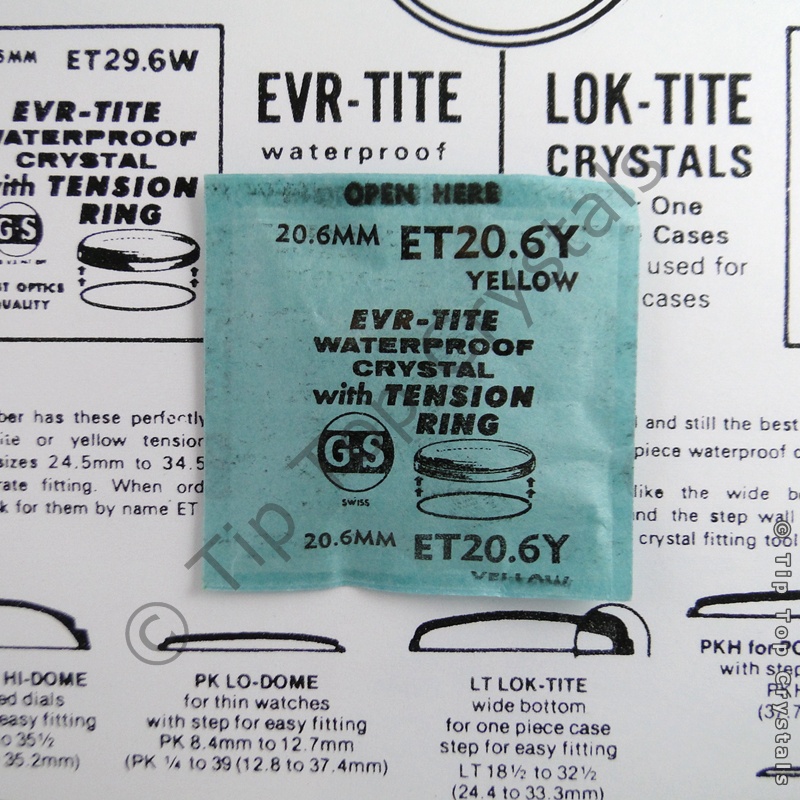 GS ETY 20.6mm Watch Crystal - Click Image to Close