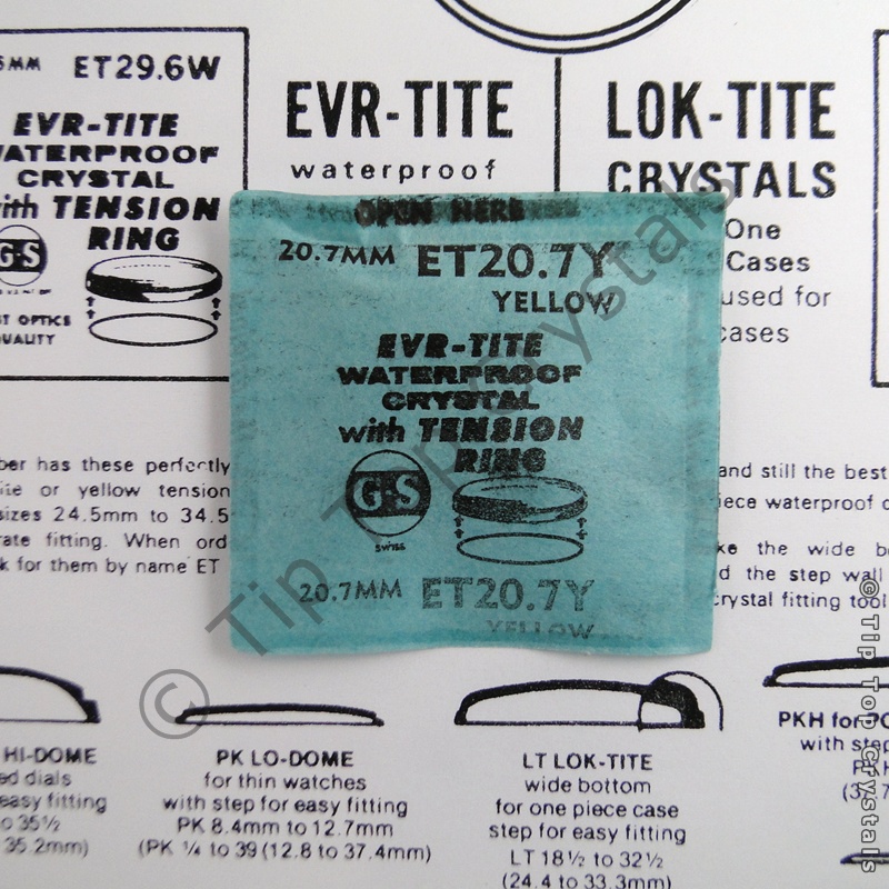 GS ETY 20.7mm Watch Crystal - Click Image to Close