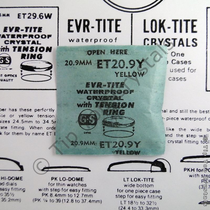 GS ETY 20.9mm Watch Crystal - Click Image to Close