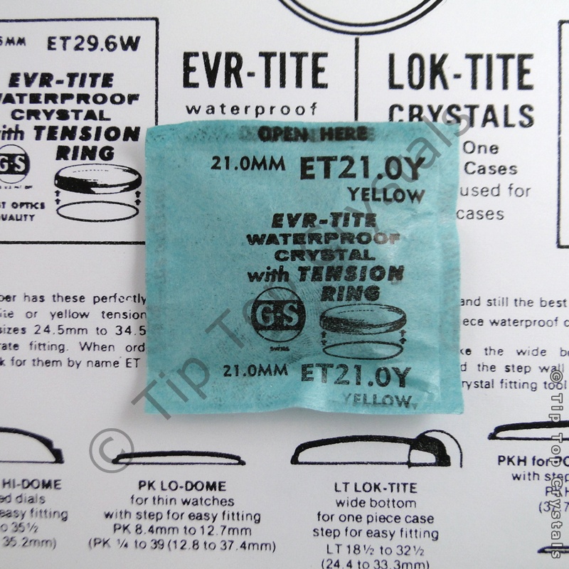 GS ETY 21.0mm Watch Crystal - Click Image to Close