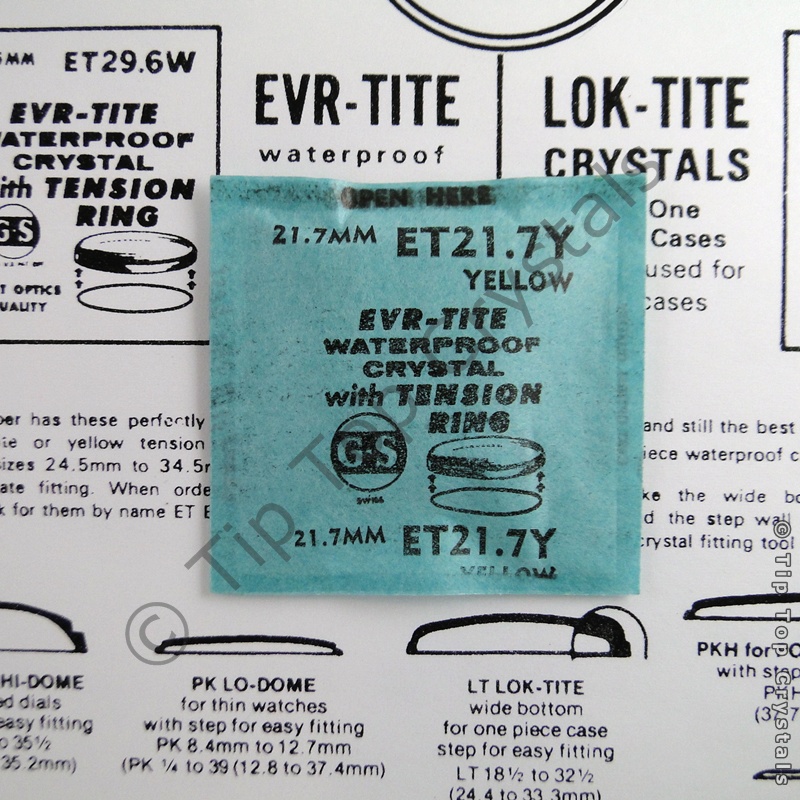 GS ETY 21.7mm Watch Crystal - Click Image to Close
