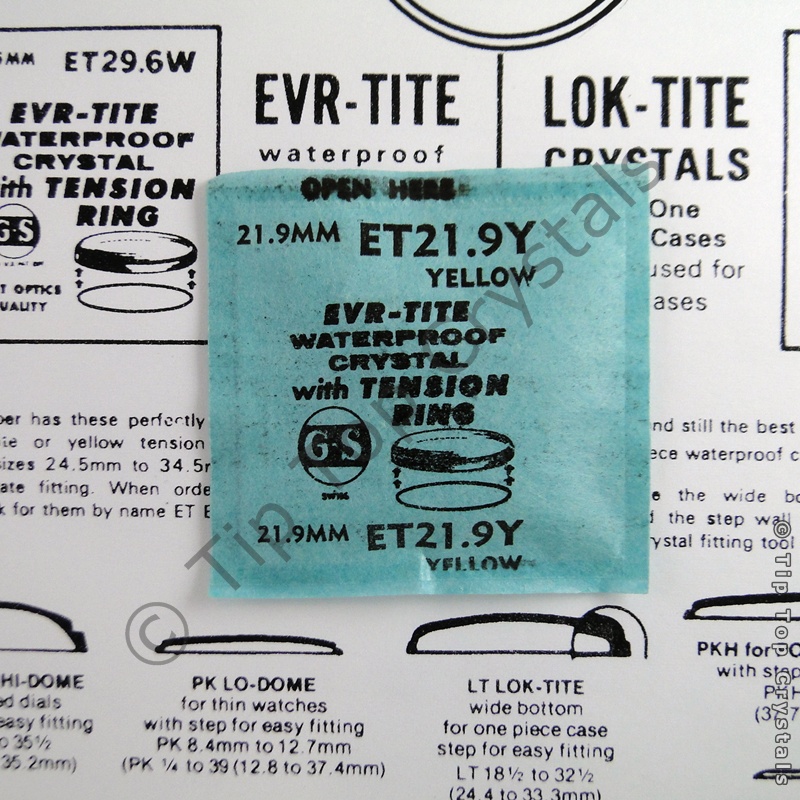 GS ETY 21.9mm Watch Crystal - Click Image to Close