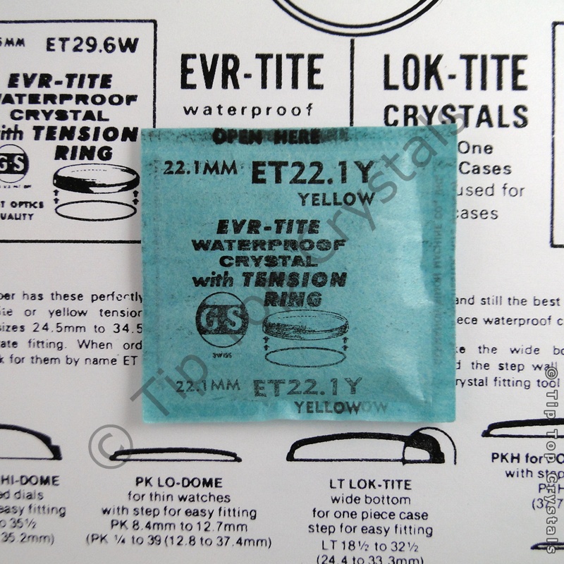 GS ETY 22.1mm Watch Crystal - Click Image to Close