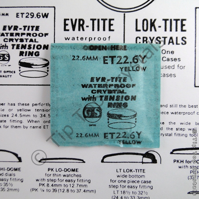 GS ETY 22.6mm Watch Crystal - Click Image to Close