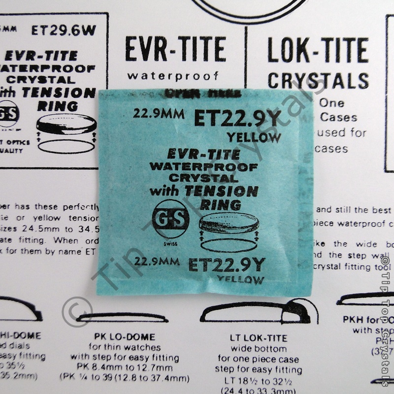 GS ETY 22.9mm Watch Crystal - Click Image to Close