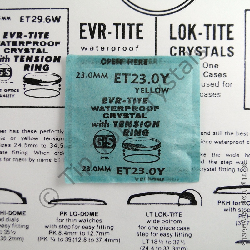 GS ETY 23.0mm Watch Crystal - Click Image to Close