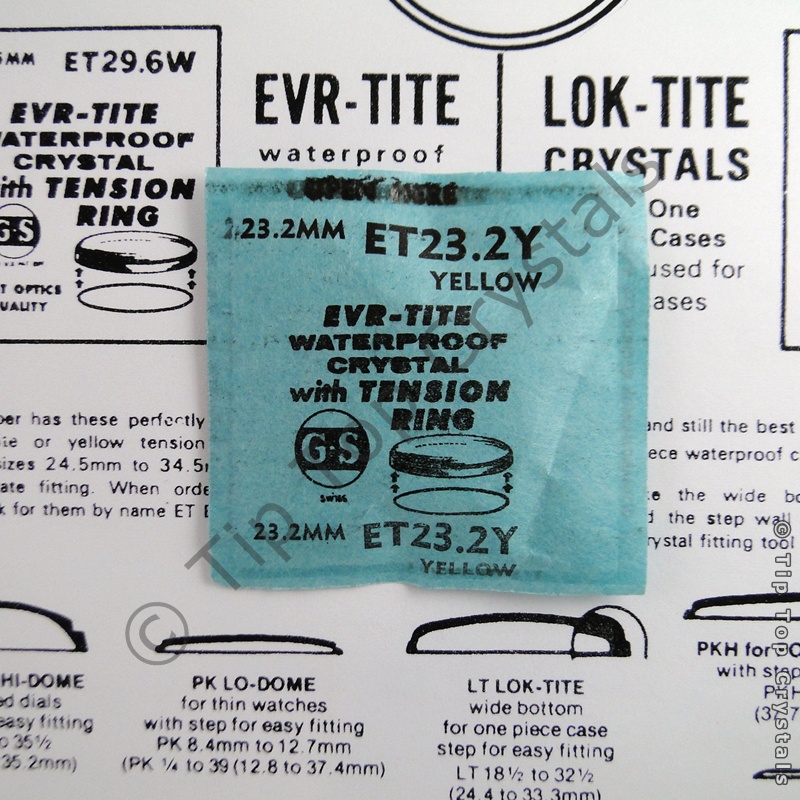 GS ETY 23.2mm Watch Crystal - Click Image to Close