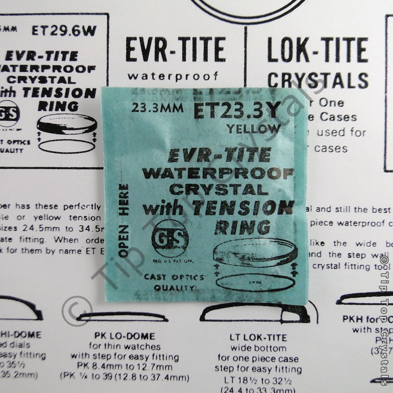 GS ETY 23.3mm Watch Crystal - Click Image to Close