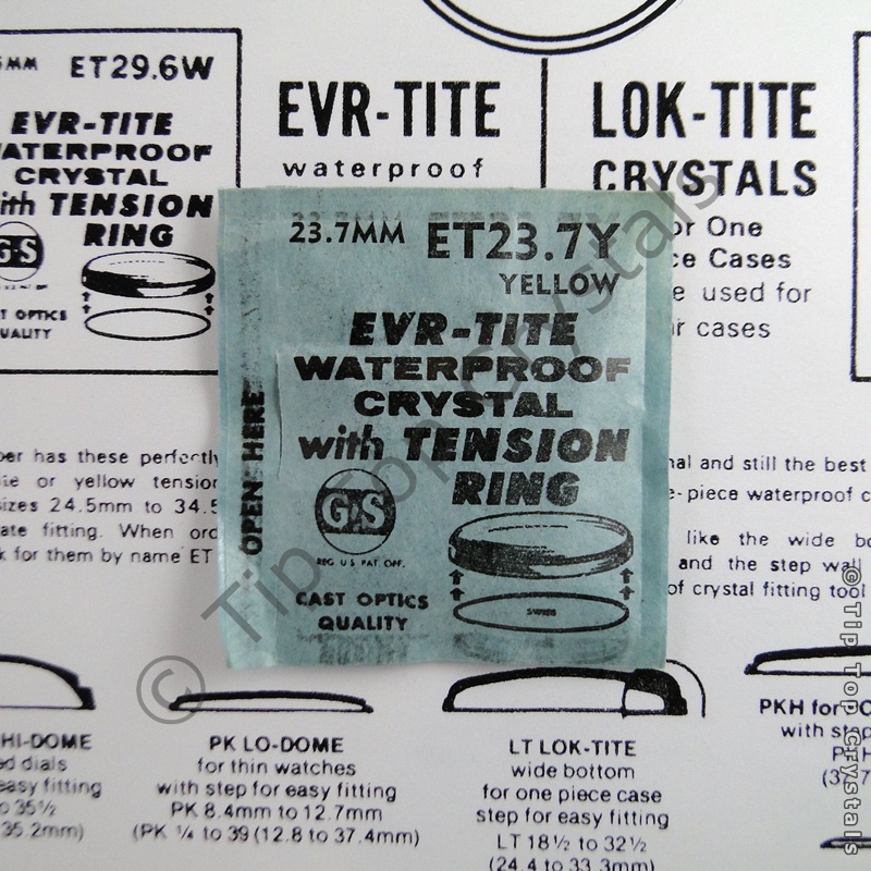 GS ETY 23.7mm Watch Crystal - Click Image to Close