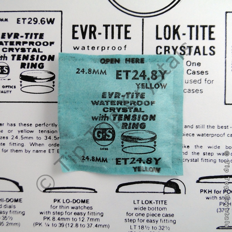 GS ETY 24.8mm Watch Crystal - Click Image to Close