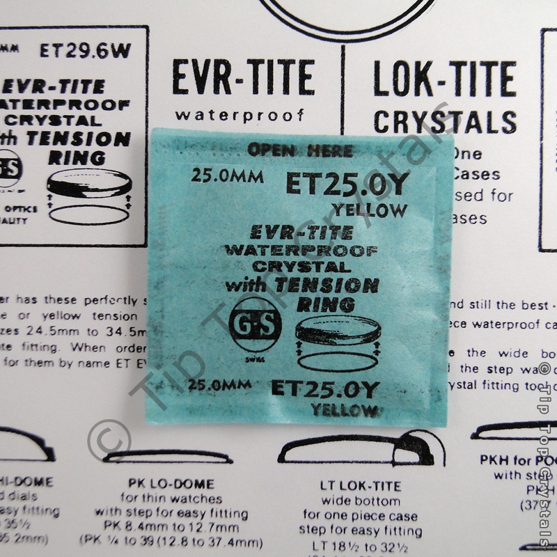 GS ETY 25.0mm Watch Crystal - Click Image to Close