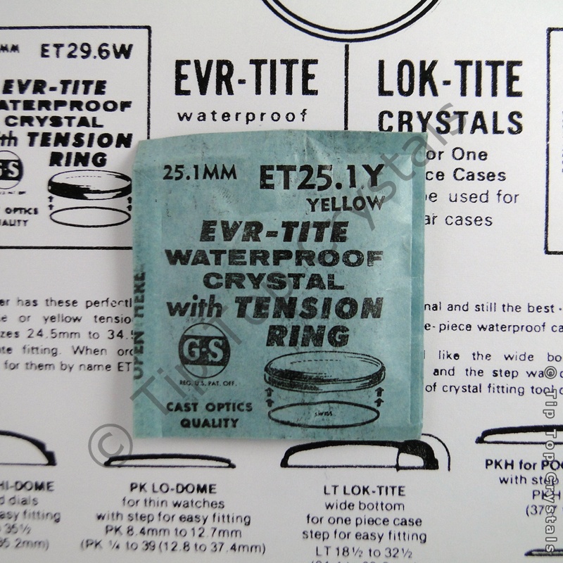 GS ETY 25.1mm Watch Crystal - Click Image to Close