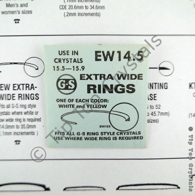 GS EW 14.5mm Extra-Wide Rings - Click Image to Close