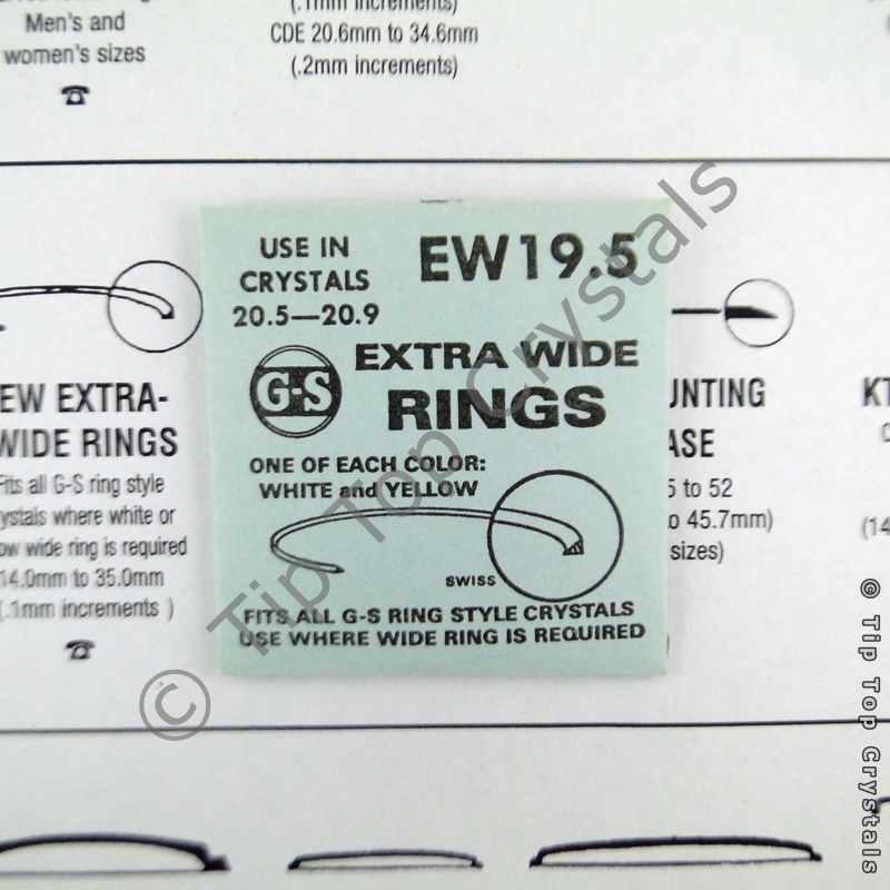 GS EW 19.5mm Extra-Wide Rings - Click Image to Close