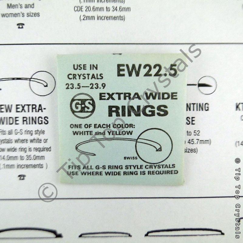 GS EW 22.5mm Extra-Wide Rings - Click Image to Close