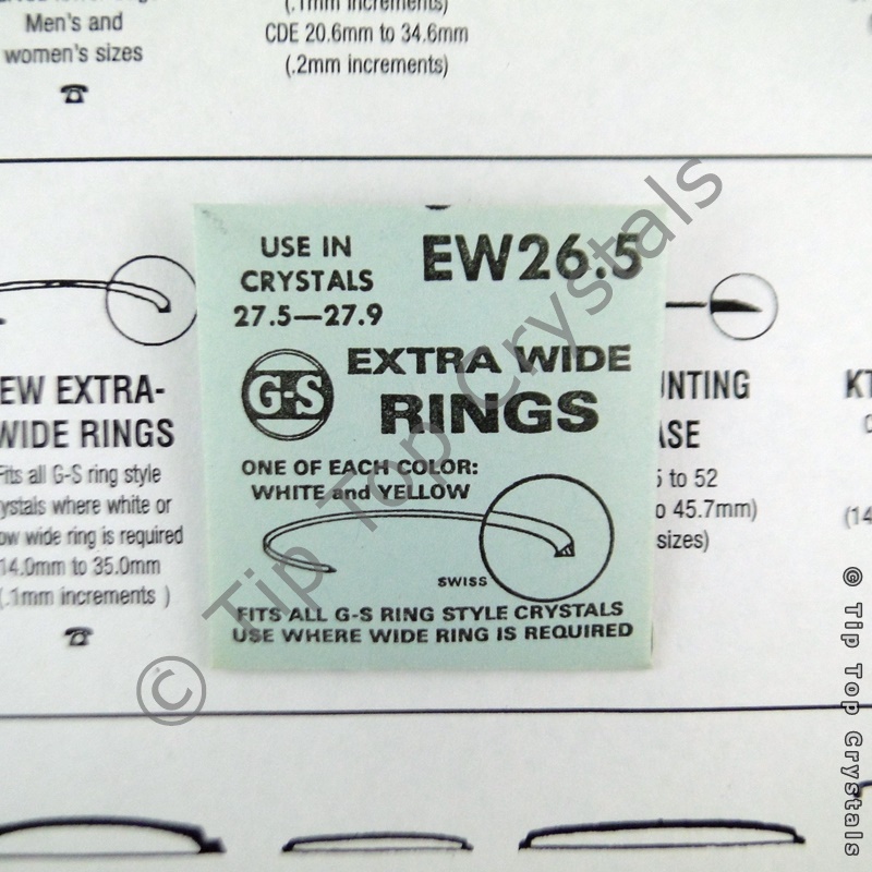 GS EW 26.5mm Extra-Wide Rings - Click Image to Close