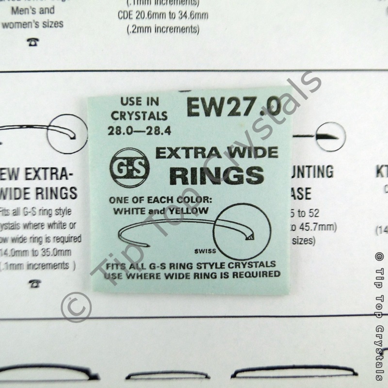 GS EW 27.0mm Extra-Wide Rings - Click Image to Close
