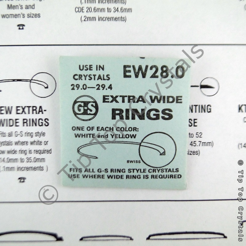 GS EW 28.0mm Extra-Wide Rings - Click Image to Close