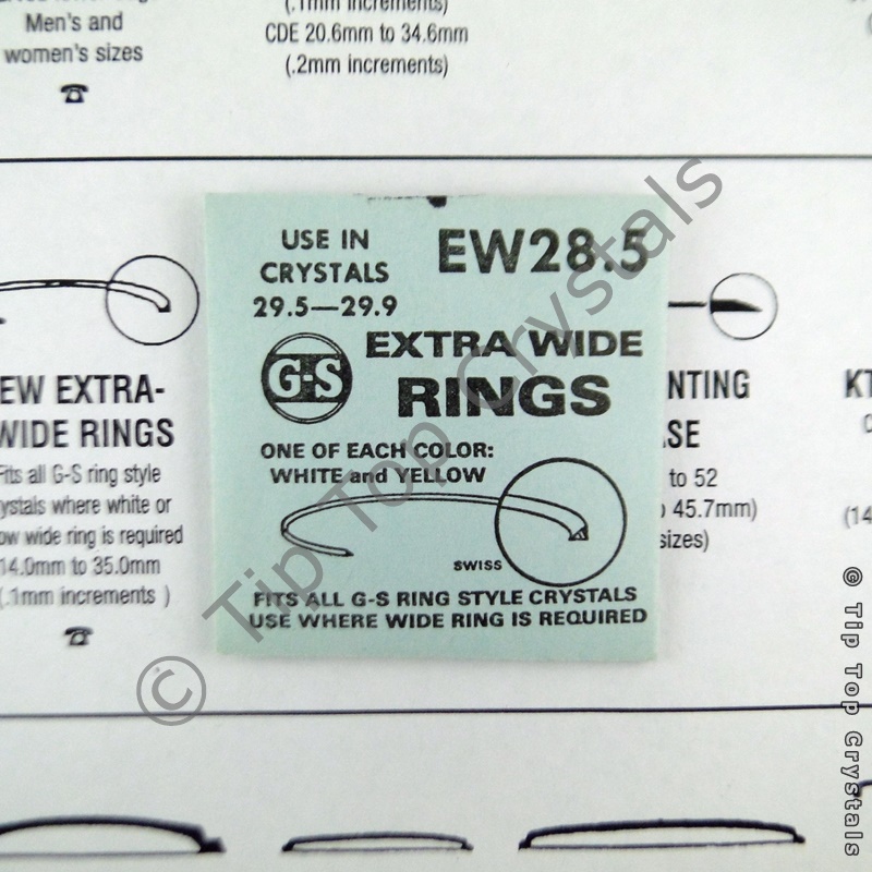 GS EW 28.5mm Extra-Wide Rings - Click Image to Close