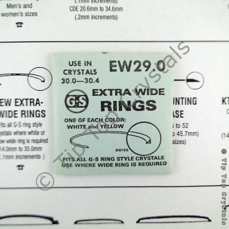 GS EW 29.0mm Extra-Wide Rings - Click Image to Close
