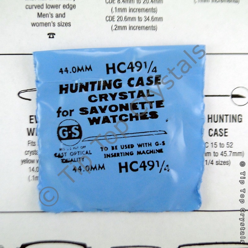 GS HC 49-1/4 Watch Crystal - Click Image to Close