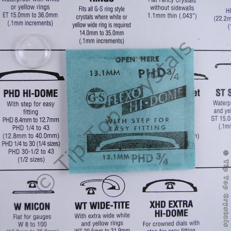 GS PHD 3/4 Watch Crystal - Click Image to Close