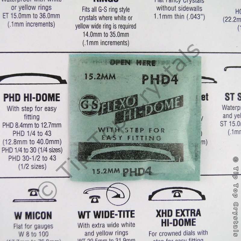 GS PHD 4 Watch Crystal - Click Image to Close