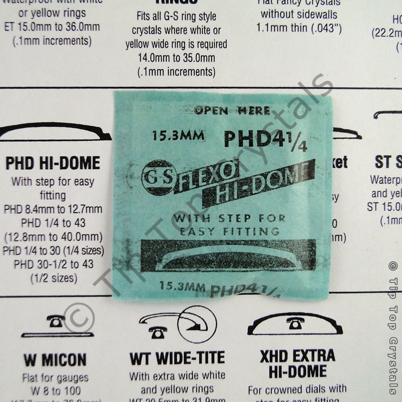 GS PHD 4-1/4 Watch Crystal - Click Image to Close